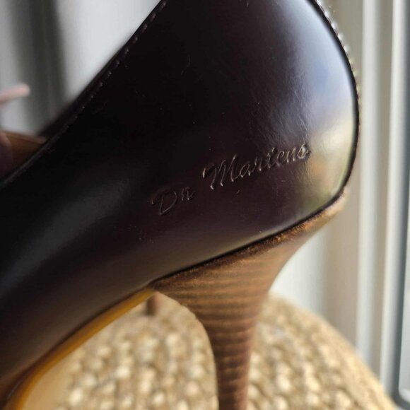 Dr. Martens OFIRA Women's Brown/Burgundy/Oxblood Heeled shoes | US 9 | stiletto - Picture 2 of 7